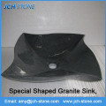 Special shaped popular elegant black sink